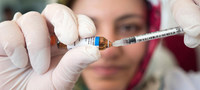 Unicef/ UN066747/Rich O Unicef alerta que o sarampo é altamente contagioso, mais do que o Ebola, a tuberculose ou a gripe.